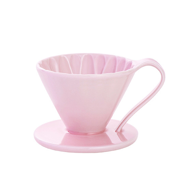 【停售】CAFEC  CFD-1PI   陶瓷咖啡濾器 (小) (粉紅)