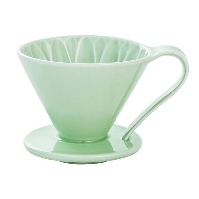 【停售】CAFEC  CFD-4GR  陶瓷咖啡濾器 (大) (綠)
