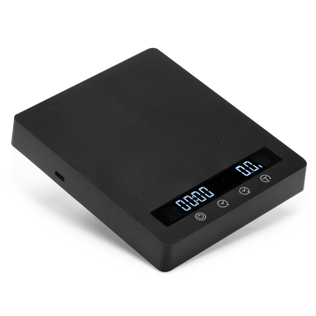 RT3000專業計時電子秤 2kg - 時尚黑