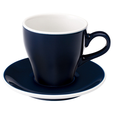愛陶樂 Tulip 80 咖啡杯盤組80cc深藍色 31131037