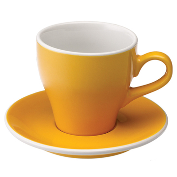 愛陶樂 Tulip 80 咖啡杯盤組80cc黃色 31131039