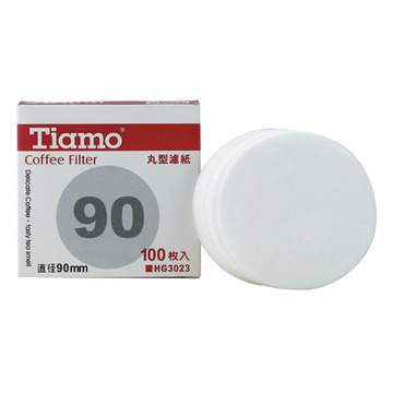 Tiamo 丸型濾紙90號 100入 直徑90mm