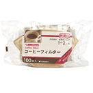 日本 101 無漂白咖啡濾紙 100入/袋裝 (1-2人用)