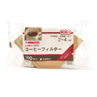 日本 102 無漂白咖啡濾紙 100入/袋裝 (2-4人用)
