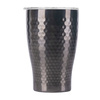 Tiamo 陶瓷塗層真空保溫錘紋杯 360ml 鈦黑