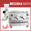 【BIG SALE！主打特惠】BEZZERA B2016 DE2 雙孔營業機 + Fiorenzato F64E 營業用磨豆機 黑/白