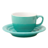 【特惠】35號-卡布奇諾咖啡杯盤組-藍色釉250cc