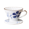 日式風瀨戶燒陶瓷濾杯 V01 - 古染花